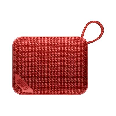 2. QCY SP2 IP67 Bluetooth-Lautsprecher mit RGB-Hintergrundbeleuchtung und Stereomodus – Rot