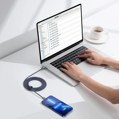 10. Baseus CAJY000301 Lightning – USB-C PD QC-Kabel 20 W 480 Mbit/s 2 m – Schwarz