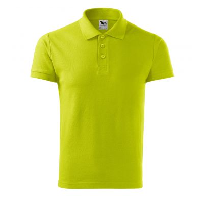 3. Malfini Cotton M MLI-21262 Limetten-Poloshirt