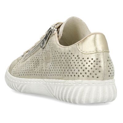 29. Rieker W RKR694 bequeme Lederschuhe, beige