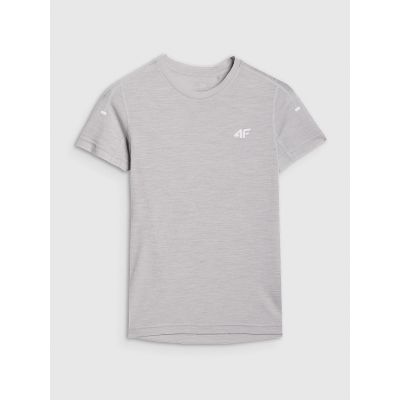 7. Damen-Trekking-T-Shirt aus Merinowolle 4F 4FWSS25TFTSF1269-27S