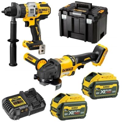 DEWALT Kombi-Set 18V DCK2016T2T (DCD999 + DCG418) 2x6,0Ah