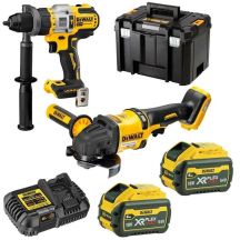 DEWALT Kombi-Set 18V DCK2016T2T (DCD999 + DCG418) 2x6,0Ah