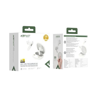 3. Acefast W3 In-Ear Wireless ANC TWS Kopfhörer - Weiß