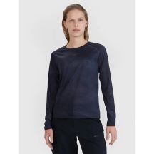 Schnelltrocknendes Damen-Radsport-Longsleeve 4F 4FWSS25TFLOF344-20A