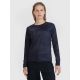 Schnelltrocknendes Damen-Radsport-Longsleeve 4F 4FWSS25TFLOF344-20A