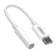 Joyroom SH-C1 Kopfhörer-Miniklinke 3,5 mm (weiblich) / USB-C (männlich) Adapter - weiß