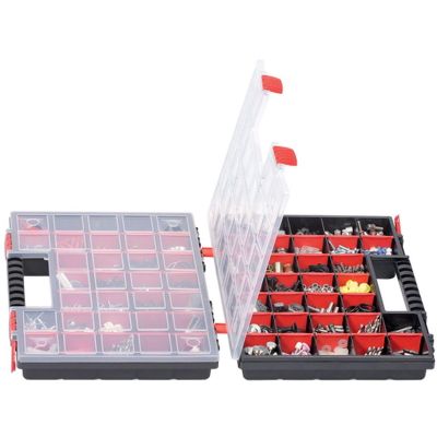 45. KISTENBERG DOPPEL-ORGANIZERBOX 64 FÄCHER