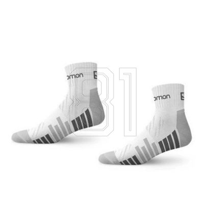 2. Salomon Active Socken 2er-Pack 16022-WEISS/GRAU
