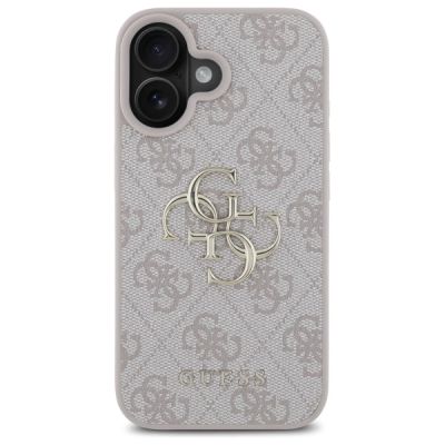 3. Guess 4G Big Logo Case für iPhone 16 - Rosa