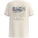 7. Damen-T-Shirt mit kurzen Ärmeln ODLO T-Shirt Crew Neck s/s COTTON BLEND THERE'S MORE OUT THERE, beige