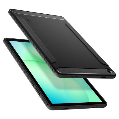 6. Spigen Rugged Armor Schutzhülle für Samsung Galaxy Tab A11+ Plus 11.0 X230 / X235 / X236 - Schwarz