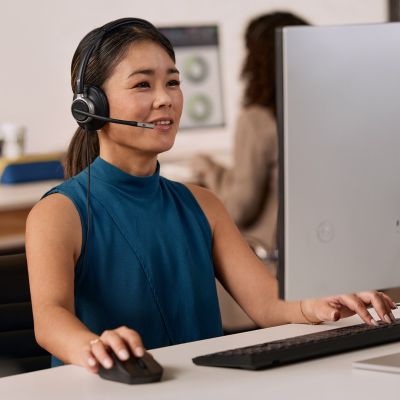 90. HP Poly Mission 815 Mono-USB-Kabel-Headset