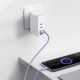 11. Baseus Crystal Shine Series Kabel USB-Kabel für schnelles Aufladen und Datenübertragung USB Typ A - USB Typ C 100 W 1,2 m lila (CAJY000405)