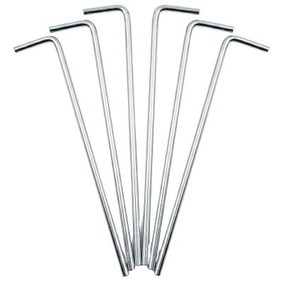 6. Zeltnägel 18 cm Set 6 Stück Metall Enero Camp