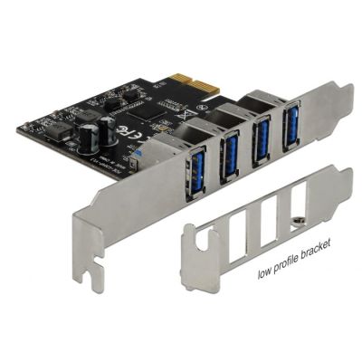 4. DELOCK PCI-E-KARTE -> USB 3.0 4-PORT 90304