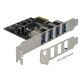 4. DELOCK PCI-E-KARTE -> USB 3.0 4-PORT 90304
