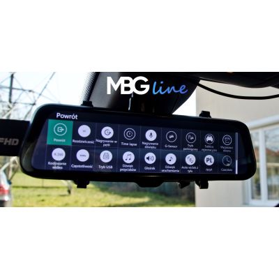 5. MBG LINE HS900 PRO Sony Spiegel-Videorekorder + Parkadapter