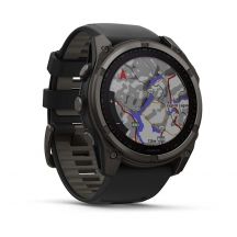 Garmin Fenix 8 Solar Saphir Titan Carbon Grau DLC Schwarz Uhr