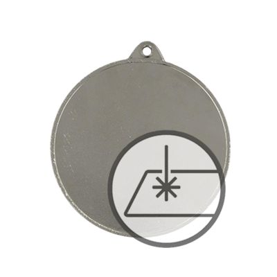 2. Medaille mit Gravur auf Laminat
