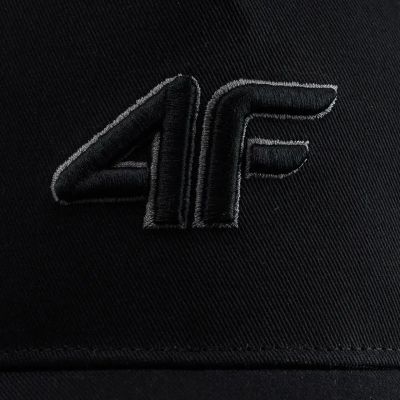 3. Kinder-Baseballkappe 4F U547 schwarz 4FJWSS26ACABU547 21S