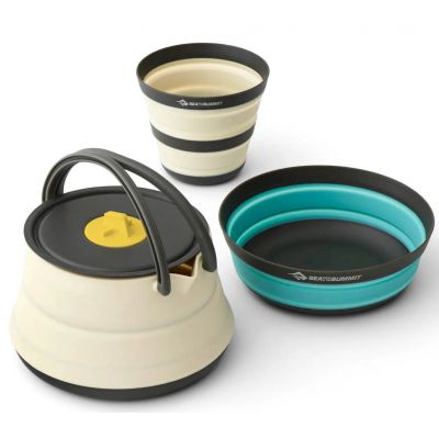 Ultraleichtes faltbares Set mit Wasserkocher SEA TO SUMMIT Frontier UL für 1 Person/3-teilig