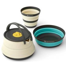 Ultraleichtes faltbares Set mit Wasserkocher SEA TO SUMMIT Frontier UL für 1 Person/3-teilig