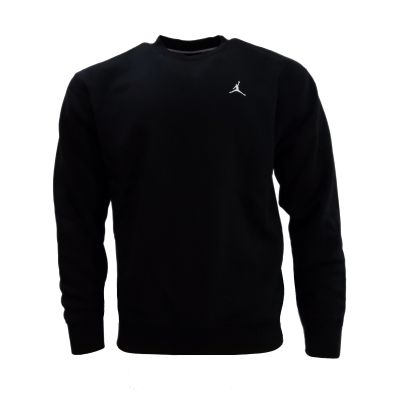 Air Jordan Brooklyn Fleece-Sweatshirt für Herren, Rundhalsausschnitt, Schwarz - FV7293-010