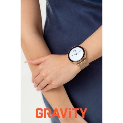 2. Smartwatch Gravity Roségold Armband + Armband GT11-8