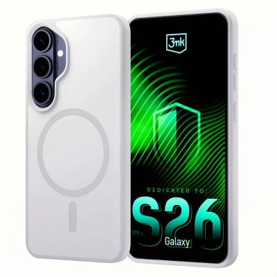 3mk Smoke MagCase für Samsung Galaxy S26 - weiß