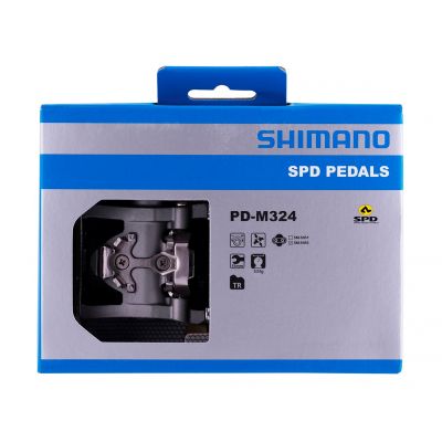 6. Shimano SPD-Pedale PD-M324 Silber