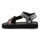 9. D. Franklin Forest High Strips Animal Print W Sandalen DFSH404002-ABLA