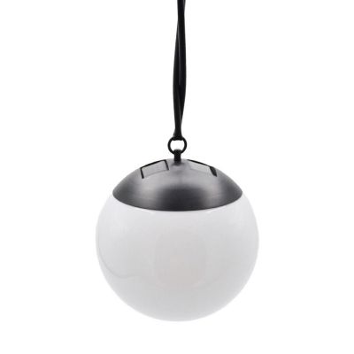 23. Solarlampe, Kugelhalterung aus Kunststoff mit Clip, 10 x 30 cm