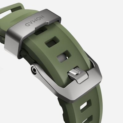 4. Nomad Rocky Point Armband aus Naturleder und Titan