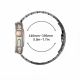 4. Tech-Protect Stainless Armband für Apple Watch 44 / 45 / 46 / 49 mm – silber-orange