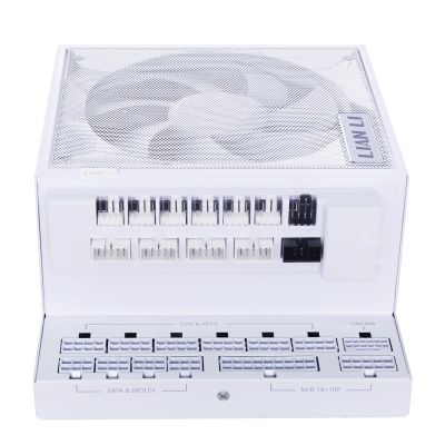 3. Lian Li EDGE GOLD 1200 80 PLUS Gold Netzteil, PCIe 5.1, ATX 3.1 - 1.200 Watt, weiß, inkl. USB-Hub