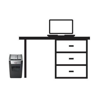 8. Rexel Momentum X312-SL Slimline Aktenvernichter, 12 Blatt, 23-Liter-Auffangbehälter