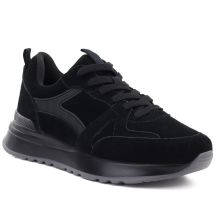 Damenschuhe aus schwarzem Leder Vinceza FIO27-67006
