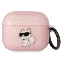 Karl Lagerfeld KLA3HNCHTCP Airpods 3 Cover Pink/Pink Ikonik Choupette