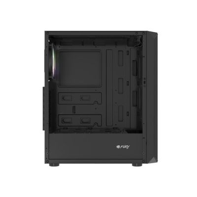 19. FURY COMPUTERGEHÄUSE FURY SHOBO RGB MIDI TOWER MIT FENSTER SCHWARZ