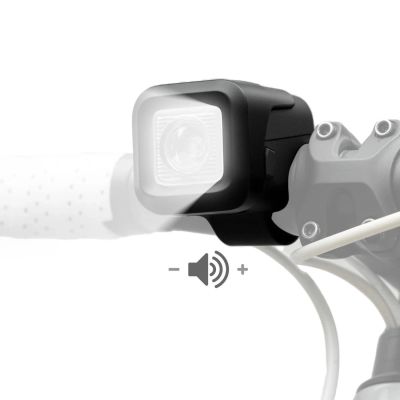 2. Rockbros SKL01 Fahrrad-Frontlicht 450 lm mit 120 dB USB-C-Fahrradklingel – Schwarz