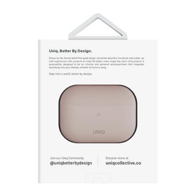 6. Uniq Lino Hülle für AirPods Pro 2 – rosa