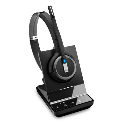 9. EPOS IMPACT SDW 5065 – Kabelloses Headset mit Kopfbügel für Büro/Callcenter (EU/UK/AUS), Schwarz