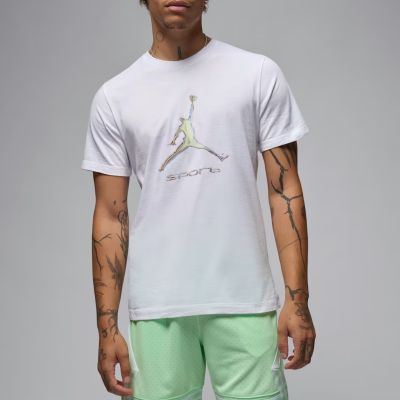 Air Jordan Sport Herren Dri-FIT T-Shirt Weiß - HQ7984-100