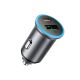 Acefast B15 65W USB-A + USB-C Kfz-Ladegerät – Grau