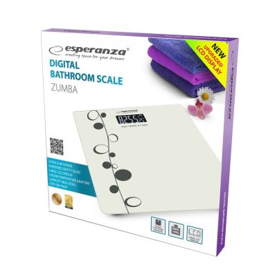 7. Esperanza Zumba EBS005 Badezimmerwaage (weiß)