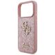 6. Guess Fixed Glitter Big 4G Hülle für iPhone 17 Pro / 18 Pro - Pink