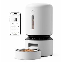 Petlibro Granary Smart Futter- und Wasserspender für Hunde oder Katzen, Weißer automatischer Futterautomat für Haustiere
