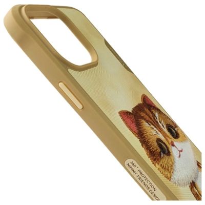 4. Nimmy Big Eyed Pet 2.0 Cat Case für iPhone 15 Pro Max - Grün