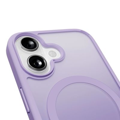 5. Puro Gradient TPU MagSafe-kompatible Hülle für iPhone 17 - Lila
